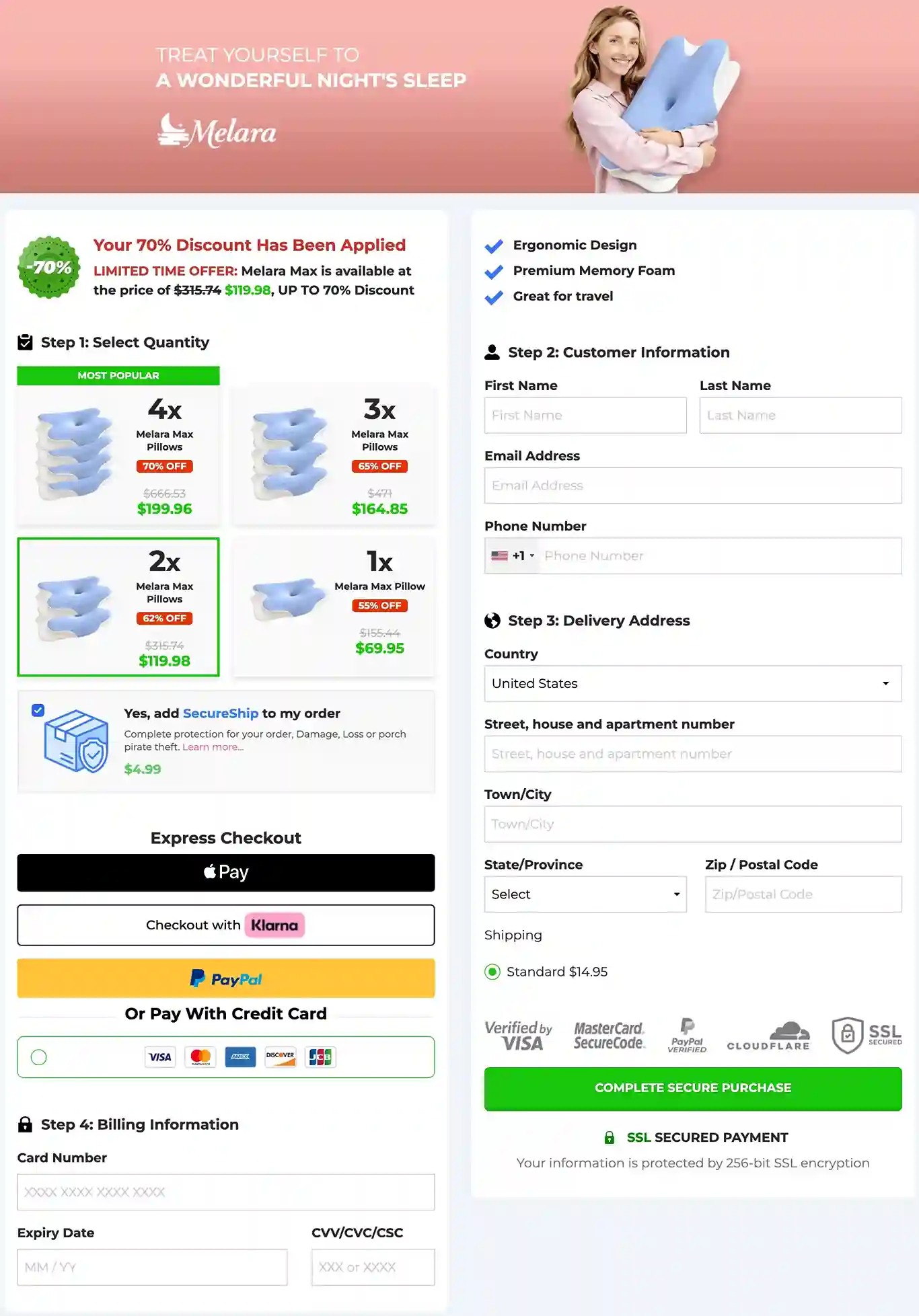 Melara Max Secure Checkout — Buy Online Official Website